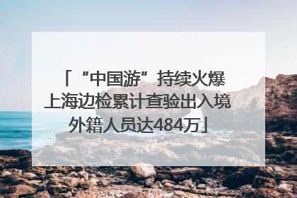 “中国游”持续火爆 上海边检累计查验出入境外籍人员达484万