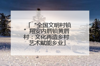 “全国文明村镇”翔安内厝镇黄厝村：文化再造乡村 艺术赋能乡业