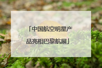 中国航空明星产品亮相巴黎航展