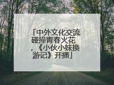 中外文化交流 碰撞青春火花，《小伙小妹换游记》开播