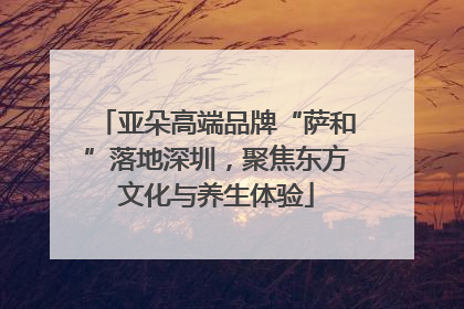 亚朵高端品牌“萨和”落地深圳，聚焦东方文化与养生体验