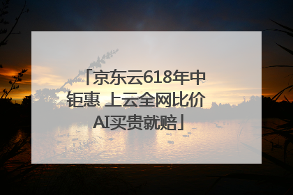京东云618年中钜惠 上云全网比价 AI买贵就赔