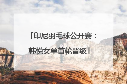 印尼羽毛球公开赛：韩悦女单首轮晋级
