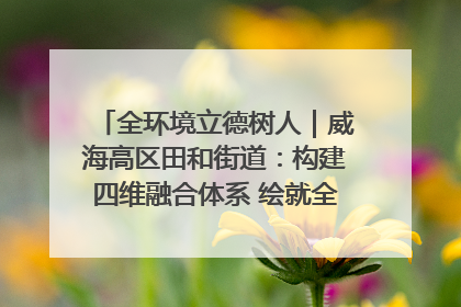 全环境立德树人｜威海高区田和街道：构建四维融合体系 绘就全环境立德树人新画卷