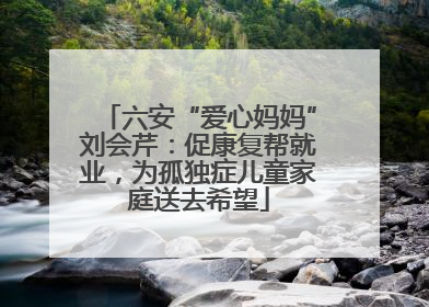 六安“爱心妈妈”刘会芹：促康复帮就业，为孤独症儿童家庭送去希望
