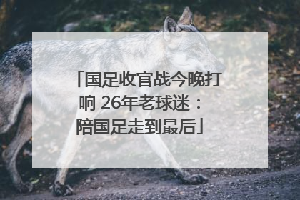 国足收官战今晚打响 26年老球迷：陪国足走到最后