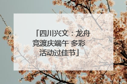 四川兴文：龙舟竞渡庆端午 多彩活动过佳节