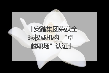 安踏集团荣获全球权威机构 “卓越职场”认证