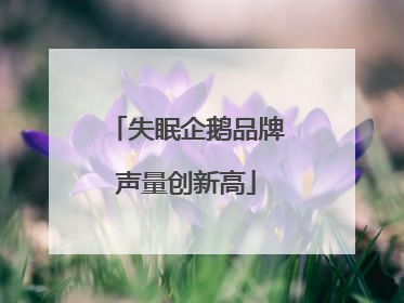 失眠企鹅品牌声量创新高