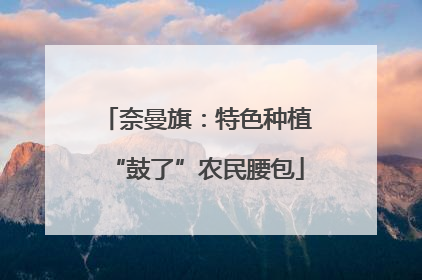 奈曼旗：特色种植“鼓了”农民腰包