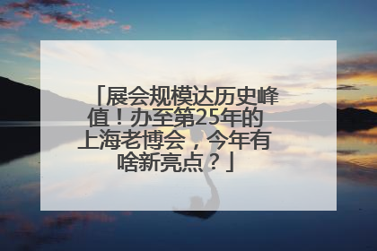 展会规模达历史峰值！办至第25年的上海老博会，今年有啥新亮点？