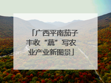 广西平南茄子丰收“蔬”写农业产业新图景