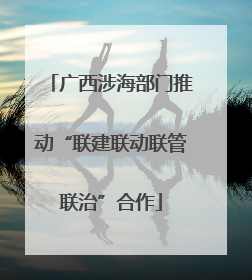 广西涉海部门推动“联建联动联管联治”合作