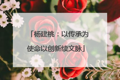 杨建桃：以传承为使命以创新续文脉
