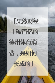 果然财经丨破百亿的德州体育消费，是如何长成的