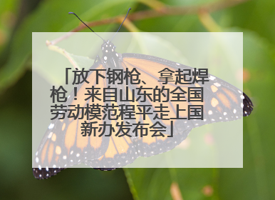 放下钢枪、拿起焊枪！来自山东的全国劳动模范程平走上国新办发布会