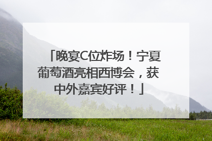 晚宴C位炸场！宁夏葡萄酒亮相西博会，获中外嘉宾好评！