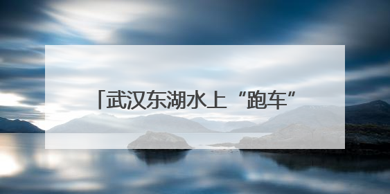 武汉东湖水上“跑车”走红，外形酷似法拉利且有蓝牙音箱，负责人：高峰期一两百人排队