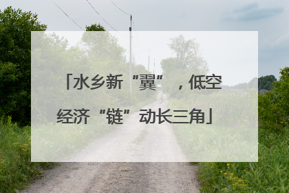 水乡新“翼”，低空经济“链”动长三角