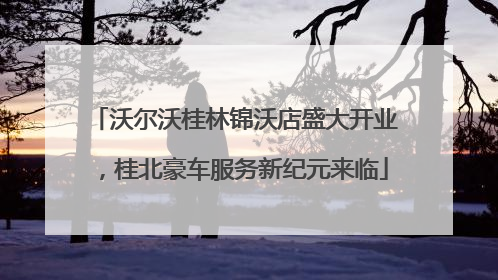 沃尔沃桂林锦沃店盛大开业，桂北豪车服务新纪元来临