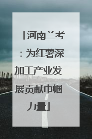 河南兰考：为红薯深加工产业发展贡献巾帼力量