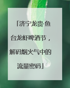 济宁龙贵·鱼台龙虾啤酒节，解码烟火气中的流量密码