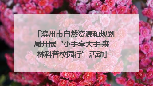 滨州市自然资源和规划局开展“小手牵大手·森林科普校园行”活动