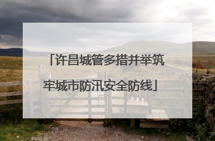 许昌城管多措并举筑牢城市防汛安全防线