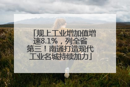规上工业增加值增速8.1%，列全省第三！南通打造现代工业名城持续加力