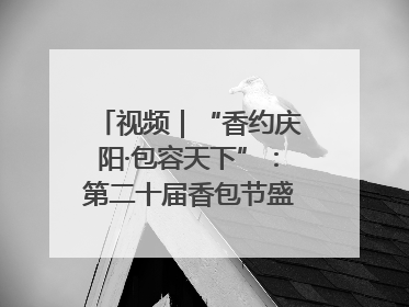 视频｜“香约庆阳·包容天下”：第二十届香包节盛大启幕 千年非遗香飘世界