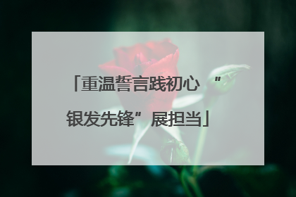 重温誓言践初心 “银发先锋”展担当
