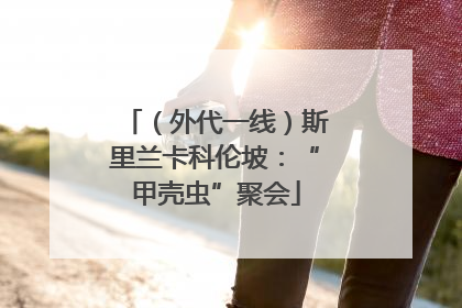 （外代一线）斯里兰卡科伦坡：“甲壳虫”聚会