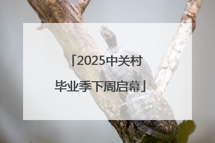 2025中关村毕业季下周启幕