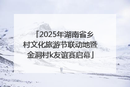 2025年湖南省乡村文化旅游节联动地暨金洞村k友谊赛启幕