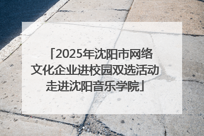 2025年沈阳市网络文化企业进校园双选活动走进沈阳音乐学院