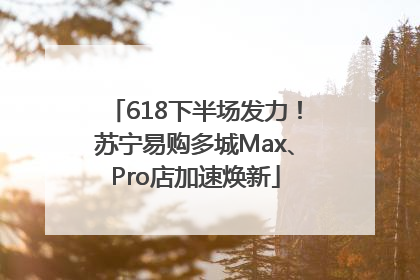 618下半场发力！苏宁易购多城Max、Pro店加速焕新
