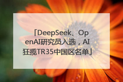 DeepSeek、OpenAI研究员入选，AI狂揽TR35中国区名单